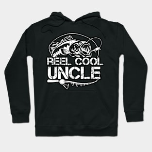 Reel Cool Uncle Fishing Daddy Fathers Day Dad For Men Hoodie